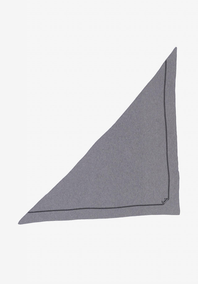 Triangle Solid black shades - Der ultraweiche, vielseitige Kaschmirschal ist mit einem dezenten lala Berlin... - 4/4
