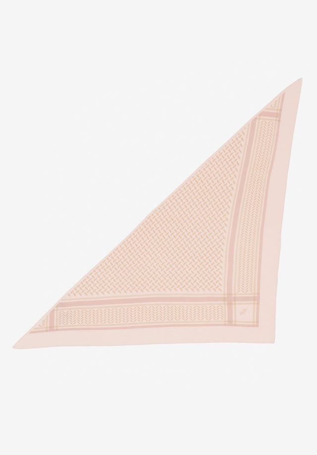 Triangle Trinity soft rosewater - This is a new look for our luxurious cashmere Triangle.... - 1/1