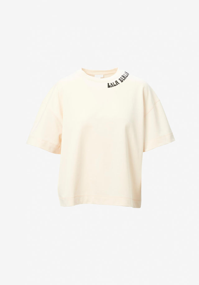 T-shirt Creo rosewater - Creo features a slightly cropped length, boxy shoulders, and embroidered... - 5/5