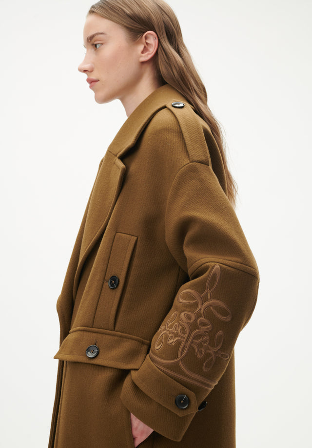 Coat Odin cedar - With intricate embroidery details, Odin is an elegant military coat,... - 3/7