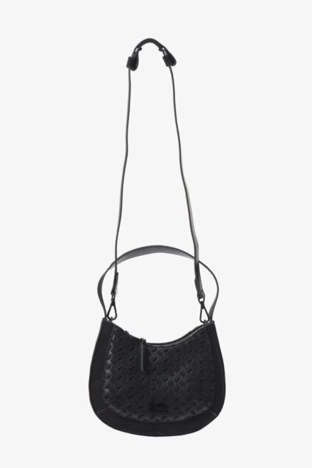 Mini Shoulderbag Mesca - vegan leather - heritage embroidery black - alternative