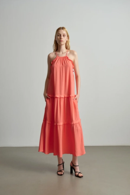 Dress Daau - viscose - underwater melon - alternative