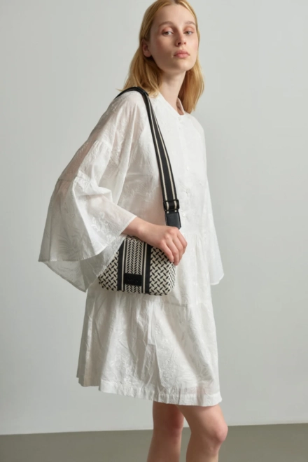 Dress Delmar - cotton - embroidery white - alternative