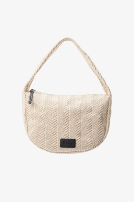 Handbag Mael - canvas - chevron cream - alternative